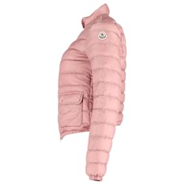 Moncler- Moncler Lans Puffer Down Jacket in Pink Polyamide-Pink