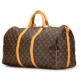 Louis Vuitton-Louis Vuitton Keepall 50 Monogram 2way Boston Bag-Brown