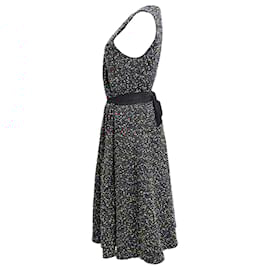 Diane Von Furstenberg-Diane von Furstenberg Boucle Wrap Dress in Multicolor Viscose-Multiple colors