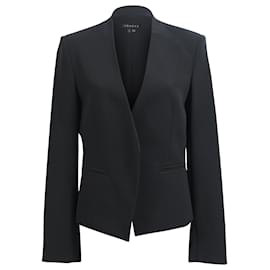 Theory- Theory Lanai Blazer in Black Wool-Black