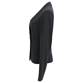 Theory- Theory Lanai Blazer in Black Wool-Black
