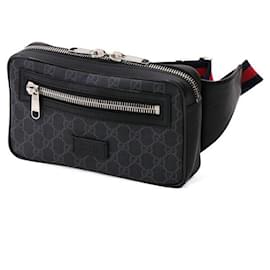 Gucci-Bolsa Crossbody Gucci GG Supreme-Preto