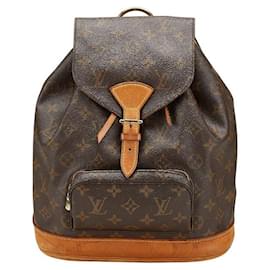 Louis Vuitton-Louis Vuitton Monogram Montsouris PM Backpack M51137-Brown