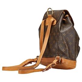 Louis Vuitton-Louis Vuitton Monogram Montsouris PM Backpack M51137-Brown