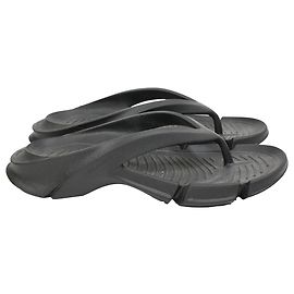 Sandali Mold Thong in gomma nera di Balenciaga Nero