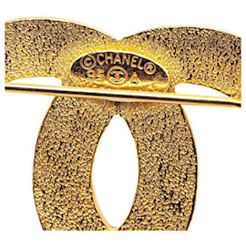 Chanel-Chanel Coco Mark Brooch-Golden,Metallic