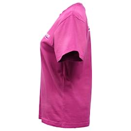 Balenciaga-Balenciaga Political Campaign T-Shirt in Pink Cotton-Brown,Pink