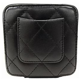 Chanel-Chanel Cambon Lambskin Pouch-Black