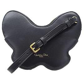 Dior-Dior Leather Women's Clutch Bag-Black
