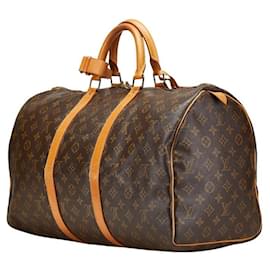 Louis Vuitton-Louis Vuitton Keepall Monogram Boston Bag-Brown