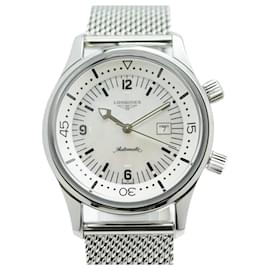 Longines-Longines Legend Diver L3.374.4 White Dial Watch-Other