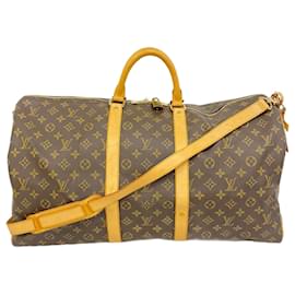 Louis Vuitton-Sac Boston Monogram Keepall Bandoulière 55 de Louis Vuitton-Marron
