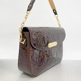 Louis Vuitton-Sac à épaule Louis Vuitton Vernis Rodeo Drive M93598-Bordeaux