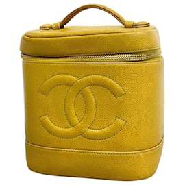 Chanel-Chanel Yellow Vanity Bag-Yellow