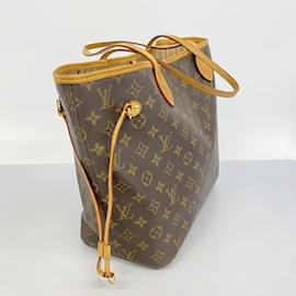 Louis Vuitton-Louis Vuitton Monogram Neverfull MM Tote Bag-Brown