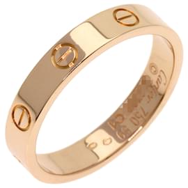 Cartier-Cartier Mini Love Ring in 18K Pink Gold-Golden