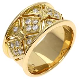 Céline-Celine 18K Yellow Gold Diamond Band Ring-Other