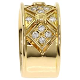 Céline-Celine 18K Yellow Gold Diamond Band Ring-Other