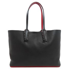 Borsa tote con borchie Christian Louboutin Nero