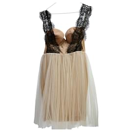 Autre Marque-Maria Lucia Hohan Corset dress-Black,Beige