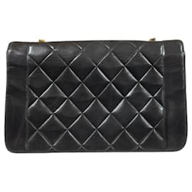 Chanel-Chanel Diana Matelasse Shoulder Bag-Black