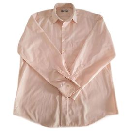 Camisa Yves Saint Laurent Rosa de Algodón Talla 4 Rosa Melocotón