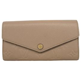 Louis Vuitton-Louis Vuitton Long Wallet Monogram Empreinte-Black,Grey