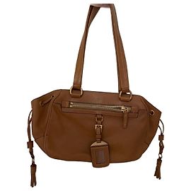 PRADA couro de bezerro vintage Bege