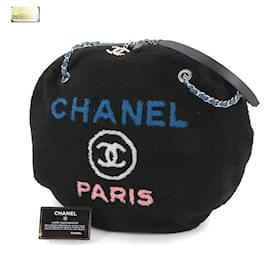Chanel-Chanel Deauville Round Chain Shoulder Bag-Black,Multiple colors