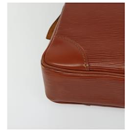 Louis Vuitton-LOUIS VUITTON Epi Porte Documents Voyage Business Bag Brown M54478 Auth 119002-Brown