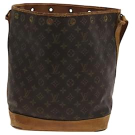 Louis Vuitton-LOUIS VUITTON Monogram Noe Shoulder Bag M42224 LV Auth 120139-Monogram
