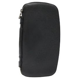 LOUIS VUITTON Taiga Organizer Atoll Reisetasche Ardoise M30652 LV Auth 120326 Grau