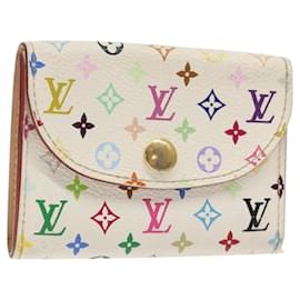 Louis Vuitton-LOUIS VUITTON Monogram Multicolor Anvelop Cult De Vuitto M66557 LV Auth hk2553-White