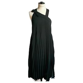 Paul Smith-PAUL SMITH Black pleated dress T46 IT New condition-Black