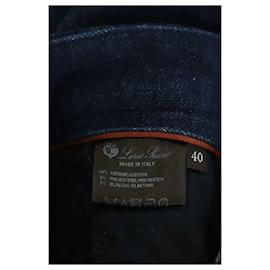 Loro Piana-Cotton jeans-Blue