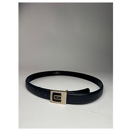 Vintage Balenciaga Ledergürtel schwarz Schwarz
