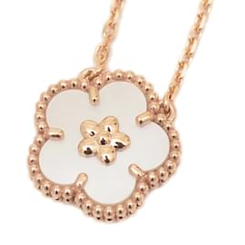Van Cleef & Arpels-Van Cleef & Arpels Lucky Spring Plum Blossom Necklace-Golden