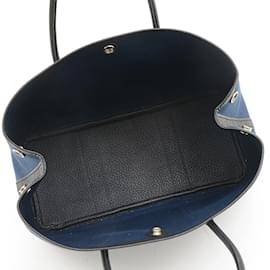 Hermès-Sac Tote Hermes Garden Party TPM 30-Bleu