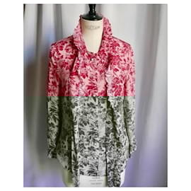 Gucci-GUCCI silk blouse with bow TBE/ TM-Pink
