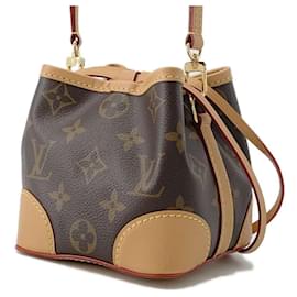 Louis Vuitton-Bolsa de Ombro Noé Monograma Louis Vuitton-Marrom