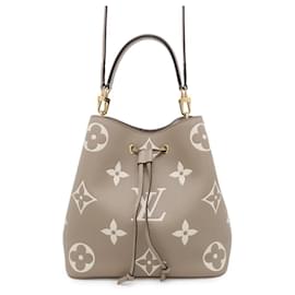 Louis Vuitton-Bolsa NeoNoe em Monogram Empreinte Louis Vuitton-Cinza