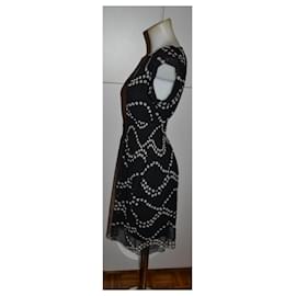 Marella-dress-Black,White