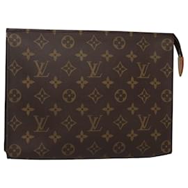Louis Vuitton-LOUIS VUITTON Monogram Poche Toilette 26 Pouch M47542 LV Auth 121463-Monograma