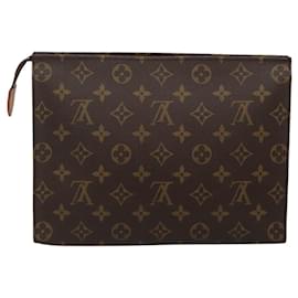 Louis Vuitton-LOUIS VUITTON Monogram Poche Toilette 26 Pouch M47542 LV Auth 121463-Monograma