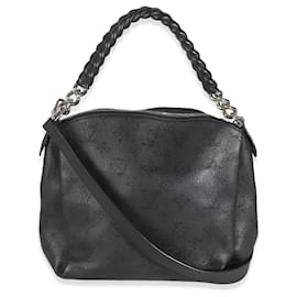 Louis Vuitton-Louis Vuitton Monogram Mahina Babylone BB Preto-Preto