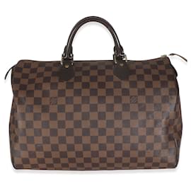 Louis Vuitton-Louis Vuitton Damier Ebene Lona Speedy 35-Marrom