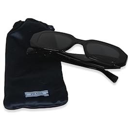 Prada-Prada Black Acetate Square Frame Symbole Sunglasses-Other