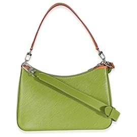 Louis Vuitton-Louis Vuitton Ouro Mel Epi Marelle-Marrom,Bege