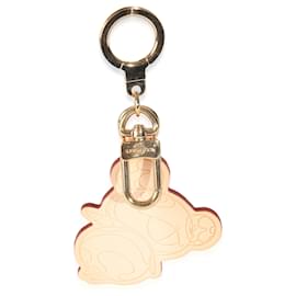 Louis Vuitton-Louis Vuitton x Takashi Murakami Vachetta Panda Key Holder Bag Charm-Other