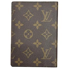 Louis Vuitton-Louis Vuitton Monogram Passport Cover-Brown,Monogram